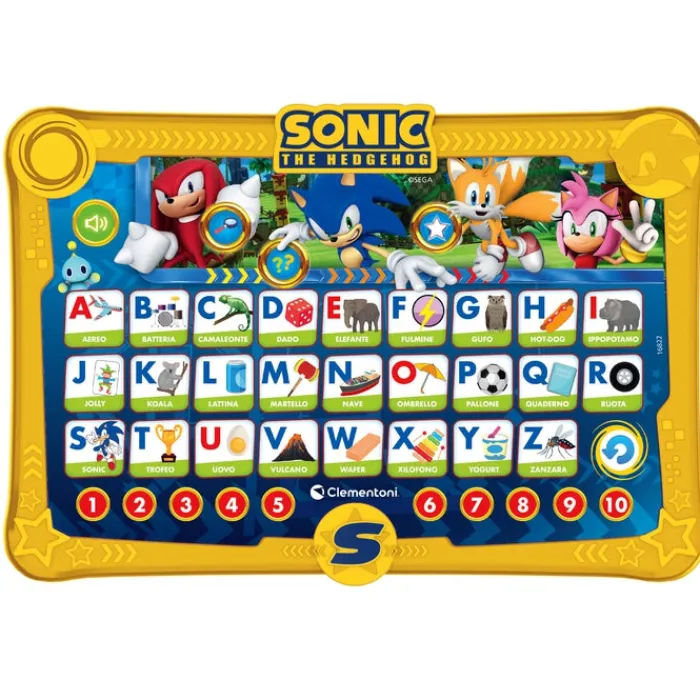 Sonic Alphabet Pad^Clementoni Clearance