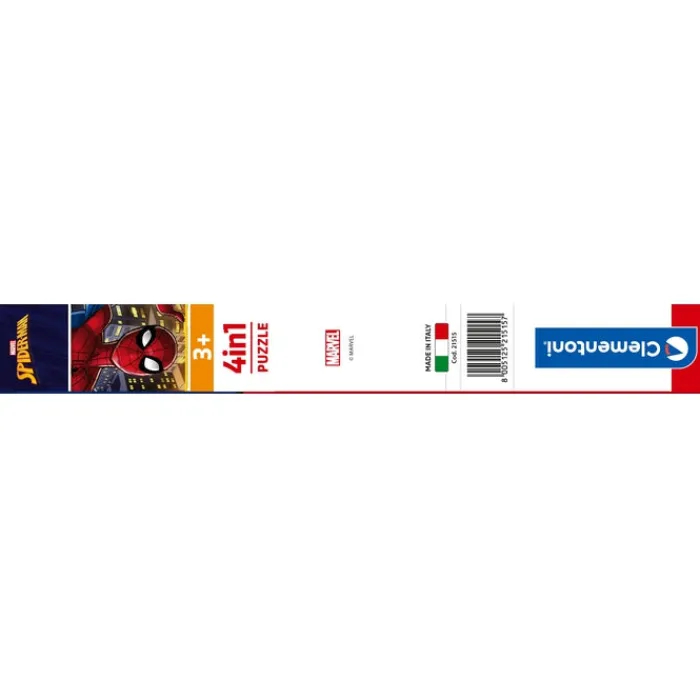 Spider-Man - 1x12 + 1x16 + 1x20 + 1x24 pezzi^Clementoni Discount