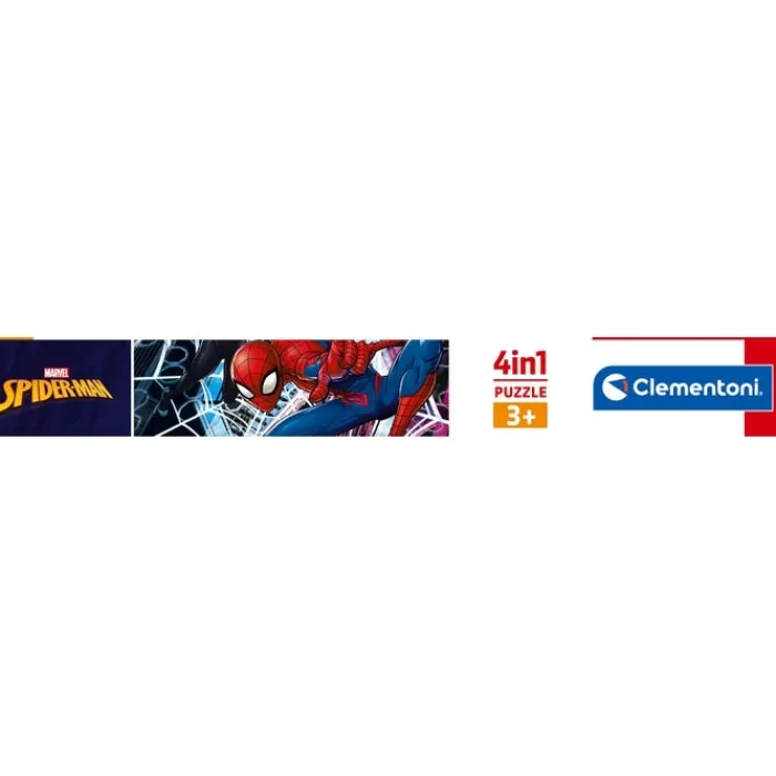 Spider-Man - 1x12 + 1x16 + 1x20 + 1x24 pezzi^Clementoni Discount