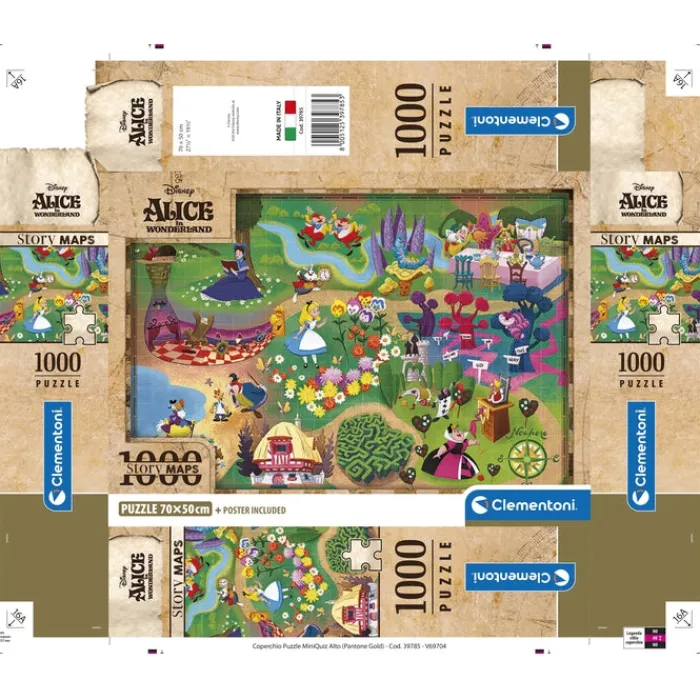 Story Maps - Alice in Wonderland - 1000 pezzi^Clementoni Online