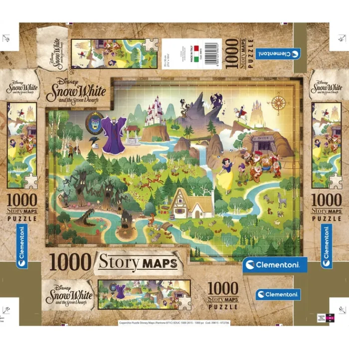 Story Maps - Disney Snow White - 1000 pezzi^Clementoni Best