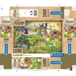 Story Maps - Disney Snow White - 1000 pezzi^Clementoni Best