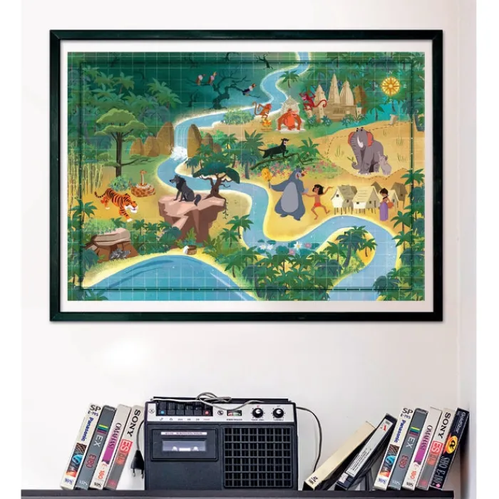 Story Maps - Disney The Jungle Book - 1000 pezzi^Clementoni