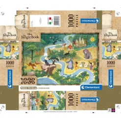Story Maps - Disney The Jungle Book - 1000 pezzi^Clementoni