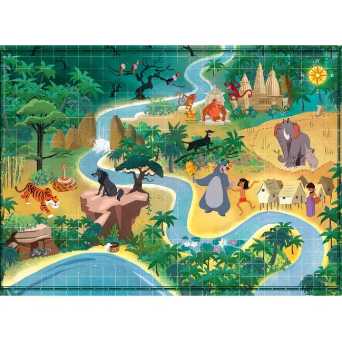 Story Maps - Disney The Jungle Book - 1000 pezzi^Clementoni Discount