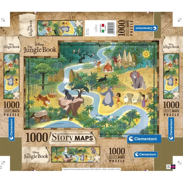 Story Maps - Disney The Jungle Book - 1000 pezzi^Clementoni Discount