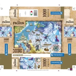 Story Maps - Frozen - 1000 pezzi^Clementoni Outlet