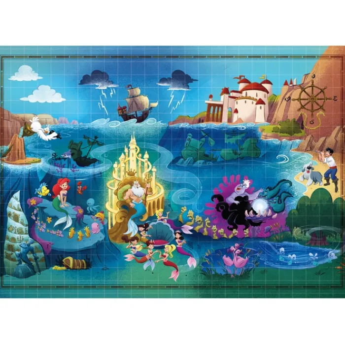 Story Maps - The Little Mermaid - 1000 pezzi^Clementoni Discount
