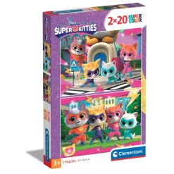 SuperKitties - 2x20 pezzi^Clementoni Best