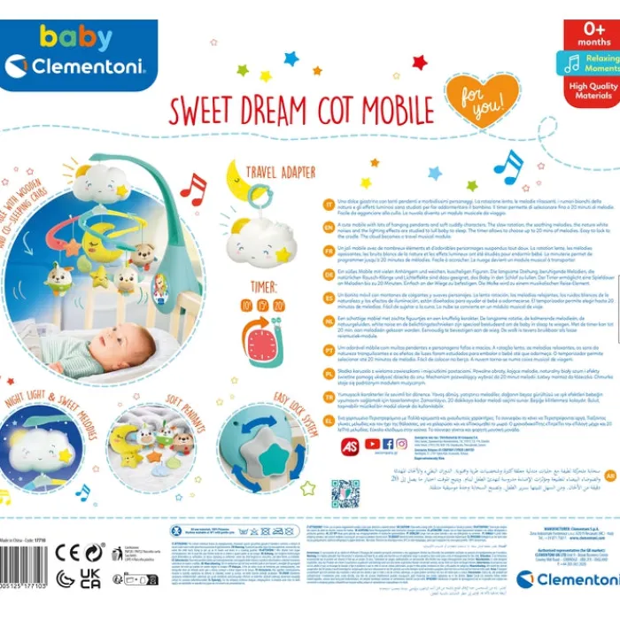 Sweet and Dream Cot Mobile^Clementoni New
