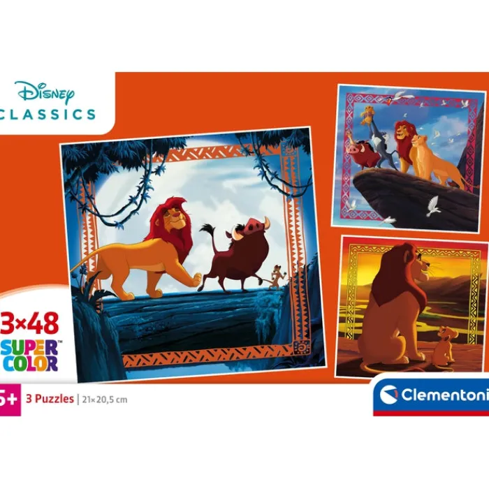 The Lion King - 3x48 pezzi^Clementoni Clearance