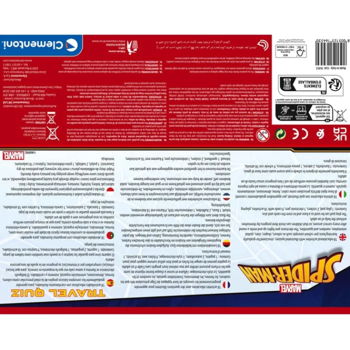 Travel Quiz Spiderman^Clementoni Discount