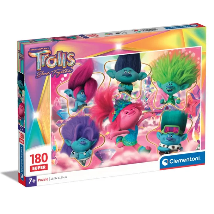 Trolls 3 - 180 pezzi^Clementoni Best
