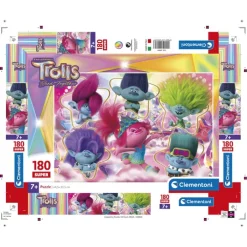 Trolls 3 - 180 pezzi^Clementoni Best