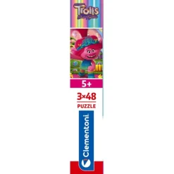 Trolls 3 - 3x48 pezzi^Clementoni New