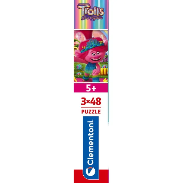 Trolls 3 - 3x48 pezzi^Clementoni New