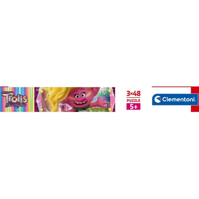 Trolls 3 - 3x48 pezzi^Clementoni New