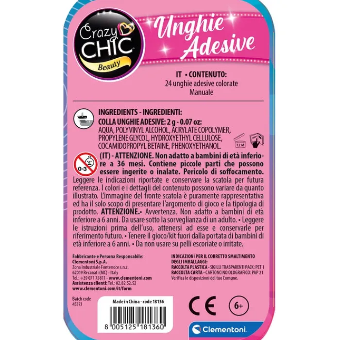 Unghie Finte Adesive - GLAMOUR^Clementoni Discount