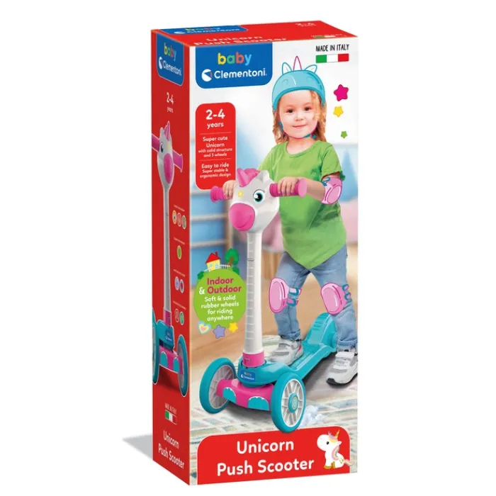 Unicorn Push Scooter^Clementoni Clearance