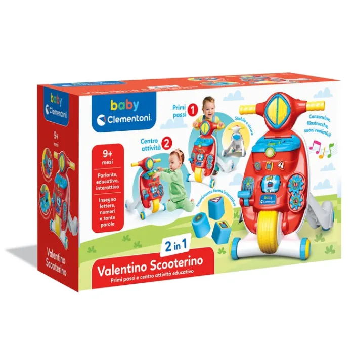Valentino Scooterino Primi Passi 2 in 1^Clementoni Best
