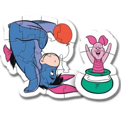 Winnie the Pooh - 1x3 + 1x6 + 1x9 + 1x12 pezzi^Clementoni Clearance