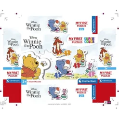 Winnie the Pooh - 1x3 + 1x6 + 1x9 + 1x12 pezzi^Clementoni Clearance