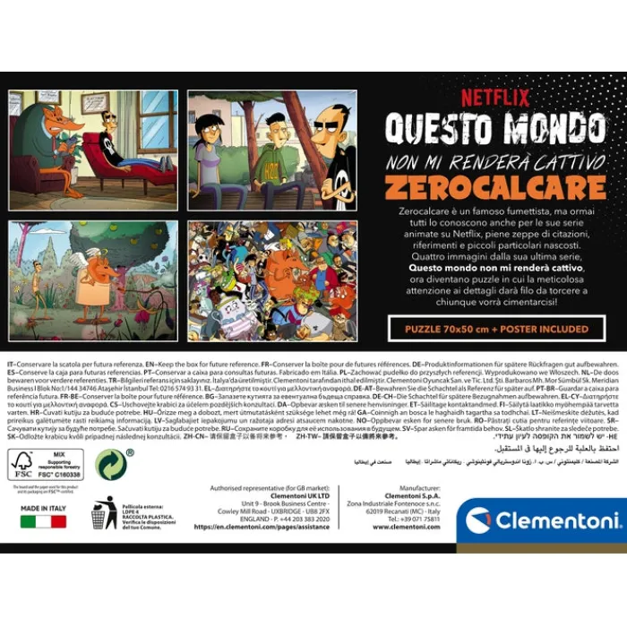 Zerocalcare - 1000 pezzi^Clementoni Best