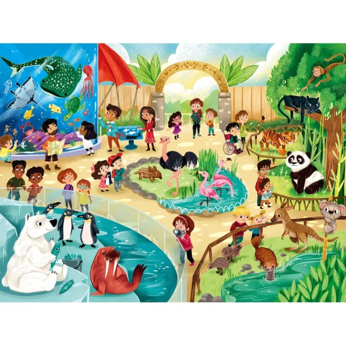 Zoo - 2x60 pezzi^Clementoni New