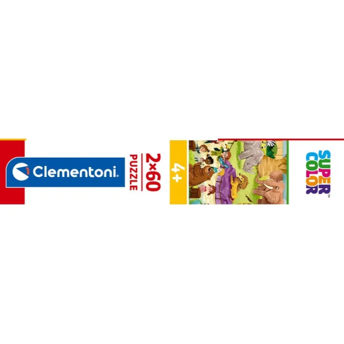 Zoo - 2x60 pezzi^Clementoni New